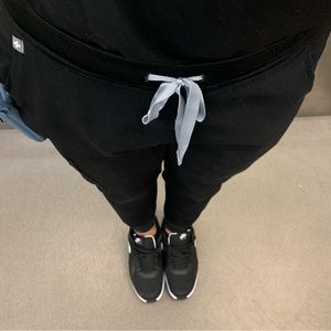 Black FIGS jogger scrubs